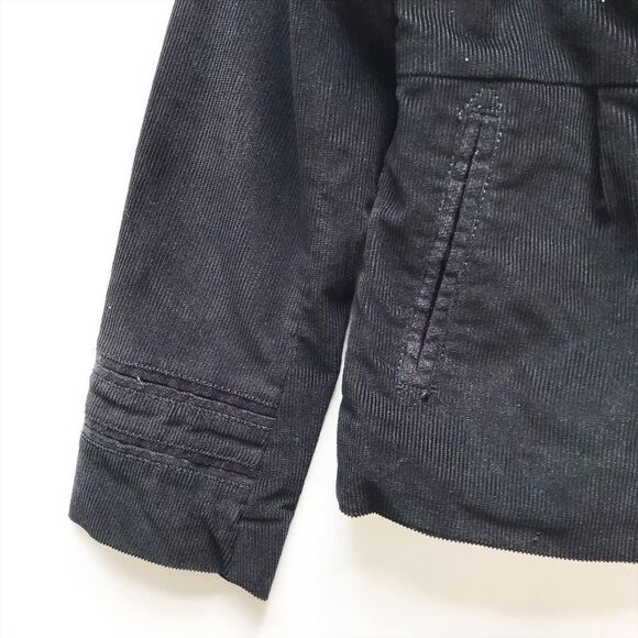 Gap kids black corduroy band jacket EUC M(8Y) - Picture 3 of 6